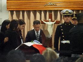 Funeral Of Former Peruvian President Alberto Fujimori