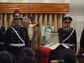 Funeral Of Former Peruvian President Alberto Fujimori