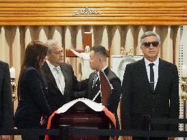 Funeral Of Former Peruvian President Alberto Fujimori