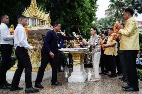 Thai Prime Minister Paetongtarn Shinawatra.