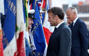 Macron And Philippe Remember Bloody Liberation Of Le Havre