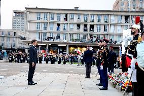 Macron And Philippe Remember Bloody Liberation Of Le Havre