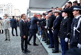 Macron And Philippe Remember Bloody Liberation Of Le Havre