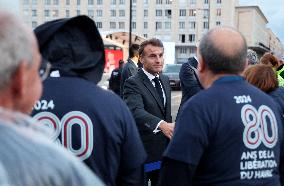 Macron And Philippe Remember Bloody Liberation Of Le Havre