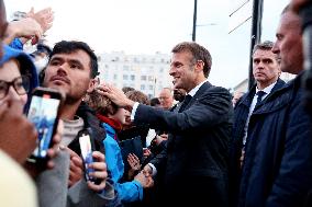 Macron And Philippe Remember Bloody Liberation Of Le Havre