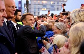 Macron And Philippe Remember Bloody Liberation Of Le Havre