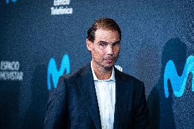 Rafael Nadal Inaugurates The New Movistar Space - Madrid