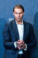 Rafael Nadal Inaugurates The New Movistar Space - Madrid