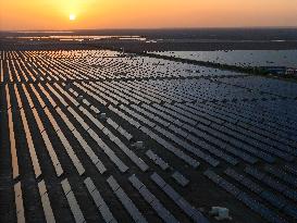 Solar Power Plant Under Construction - China