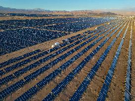 Solar Power Plant Under Construction - China