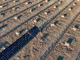 Solar Power Plant Under Construction - China