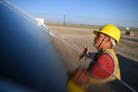 Solar Power Plant Under Construction - China