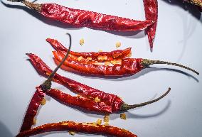 Capsicum Annuum - Dried Hot Peppers