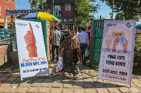 Assembly Elections Awareness Campaign In Kashmir