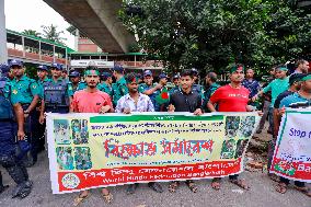 Protest Against The Atrocities Inflicted On Hindus - Dhaka