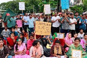 Protest Against The Atrocities Inflicted On Hindus - Dhaka