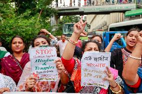 Protest Against The Atrocities Inflicted On Hindus - Dhaka