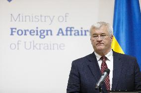 Joint news conference of Ukrainian and Lithuanian FMs in Kyiv