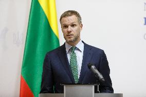 Joint news conference of Ukrainian and Lithuanian FMs in Kyiv