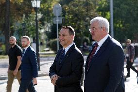 Polish FM visits Kyiv