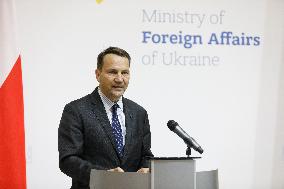 Joint news conference of Ukrainian and Polish Foreign Ministers in Kyiv