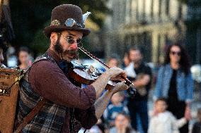 Street Performance In Sofia.