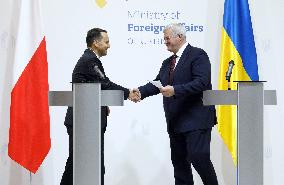 Joint news conference of Ukrainian and Polish Foreign Ministers in Kyiv