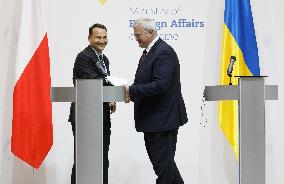 Joint news conference of Ukrainian and Polish Foreign Ministers in Kyiv