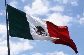 Mexican Flag Waving