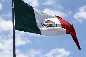 Mexican Flag Waving