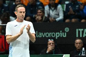 2024 Davis Cup Finals Group Stage Bologna - Italy v Belgium