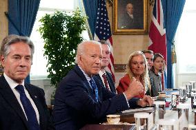 Joe Biden meets with Keir Starmer - Washington