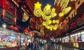 Lantern Show Celebrate Mid-Autumn Festival in Shanghai,