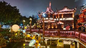 Lantern Show Celebrate Mid-Autumn Festival in Shanghai,