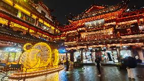 Lantern Show Celebrate Mid-Autumn Festival in Shanghai,