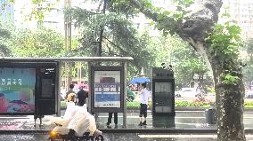 Rare Rain in Chengdu