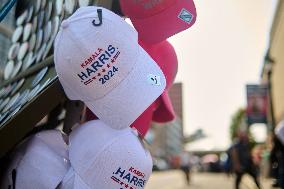 Kamala Harris Speaks At Rally In Wilkes-Barre - Pennsylvania