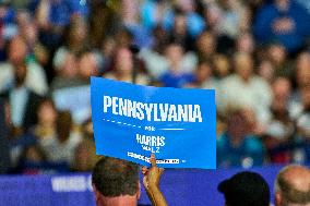 Kamala Harris Speaks At Rally In Wilkes-Barre - Pennsylvania