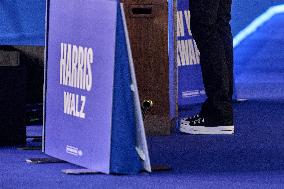 Kamala Harris Speaks At Rally In Wilkes-Barre - Pennsylvania