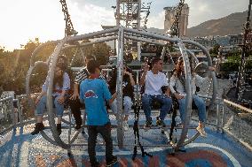 Youths And Daily Life At Tehran's Adrenaline Park