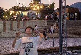 Youths And Daily Life At Tehran's Adrenaline Park