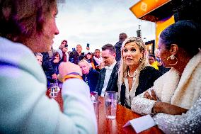 Queen Maxima Attends An Outdoor Concert - Amsterdam