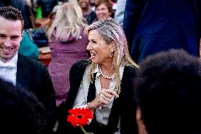 Queen Maxima Attends An Outdoor Concert - Amsterdam