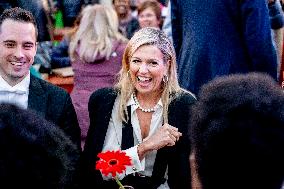 Queen Maxima Attends An Outdoor Concert - Amsterdam