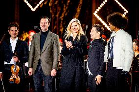 Queen Maxima Attends An Outdoor Concert - Amsterdam