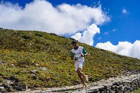 The First Timbung Pokhari Trail Run Competition Was Held In Taplejung, Nepal.