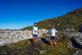 The First Timbung Pokhari Trail Run Competition Was Held In Taplejung, Nepal.