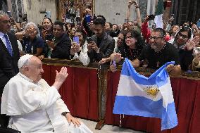 Pope Francis Audience - Vatican