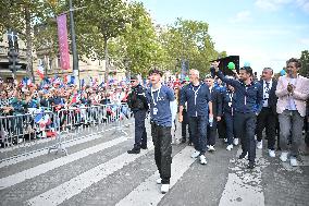 Parade Of French Athletes - Paris