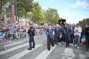 Parade Of French Athletes - Paris